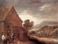 Before The Inn David Teniers the Younger